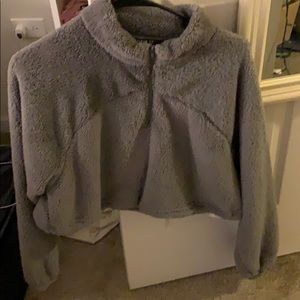 Cropped Sherpa jacket